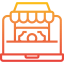 Shopping online icon 64x64
