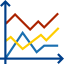 Line graph 图标 64x64