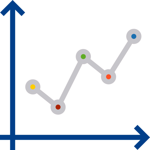 Line graph 图标