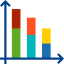 Bar chart 图标 64x64