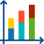 Bar chart 图标 64x64