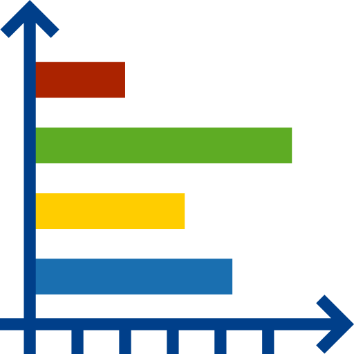 Bar chart icône