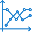 Line graph 图标 64x64