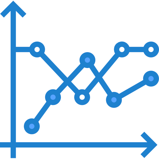 Line graph 图标