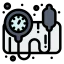 Blood pressure gauge icon 64x64