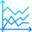 Line graph icon 64x64
