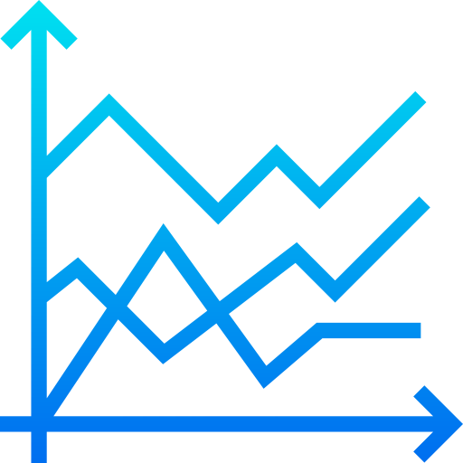 Line graph 图标