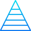 Pyramid chart icon 64x64