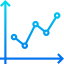 Line graph icône 64x64