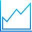 Line graph icône 64x64