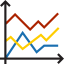 Line graph icône 64x64