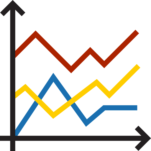 Line graph 图标