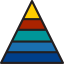 Pyramid chart icône 64x64