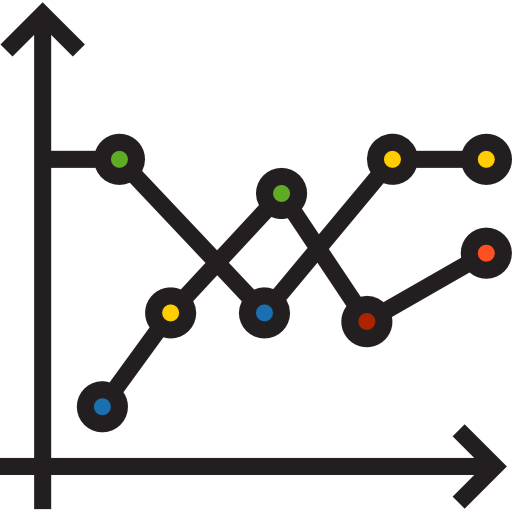 Line graph 图标