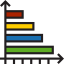 Bar chart 图标 64x64