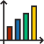 Bar chart 图标 64x64
