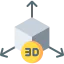 3d model icon 64x64