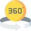 360 degrees icon 64x64