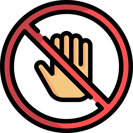 Do not touch icon