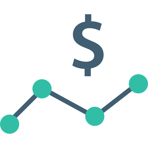 Line chart biểu tượng