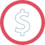 Dollar icon 64x64