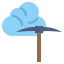 Cloud mining icon 64x64