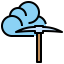 Cloud mining icon 64x64