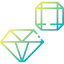 Precious stones icon 64x64