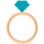Diamond ring icon 64x64