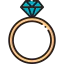 Diamond ring icon 64x64