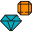 Precious stones icon 64x64