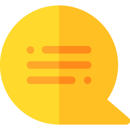 Speech bubble icône