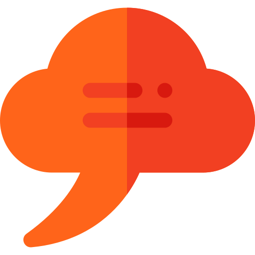 Speech bubble biểu tượng