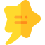 Speech bubble 상 64x64