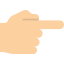 Pointing right icon 64x64