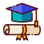 Mortarboard icon 64x64