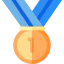 Gold medal icône 64x64