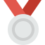 Silver medal Ikona 64x64