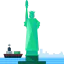 Statue of liberty icon 64x64