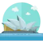 Sydney opera house icon 64x64