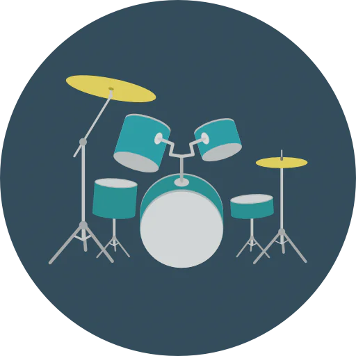 Drum set icon