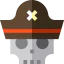 Pirate skull 图标 64x64