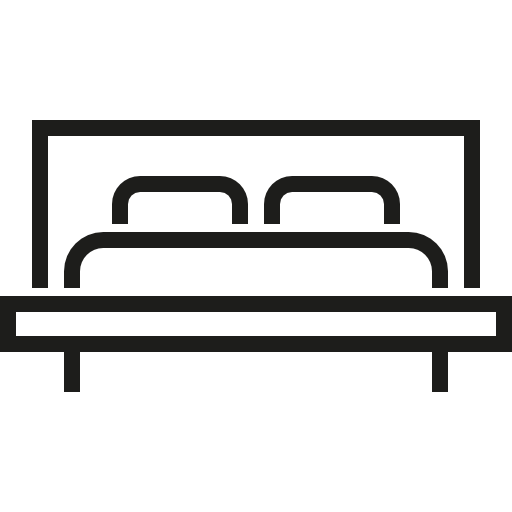 Double bed icon