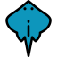 Manta ray icon 64x64