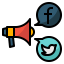 Social marketing icon 64x64