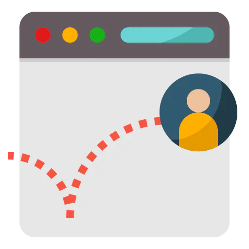 Bounce rate biểu tượng