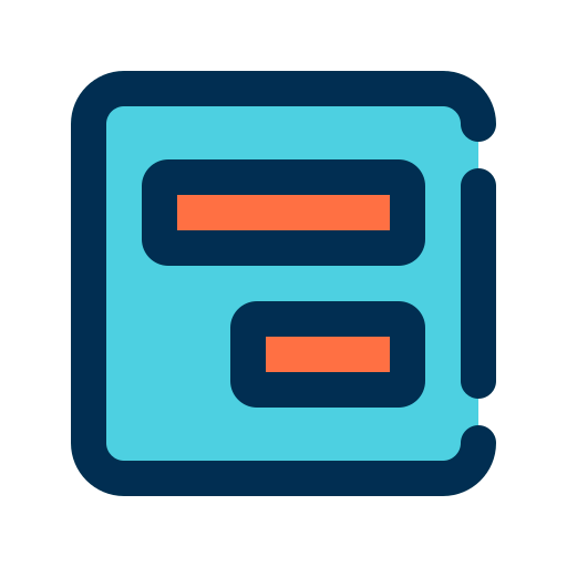 Align right アイコン