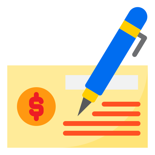 Cheque icon