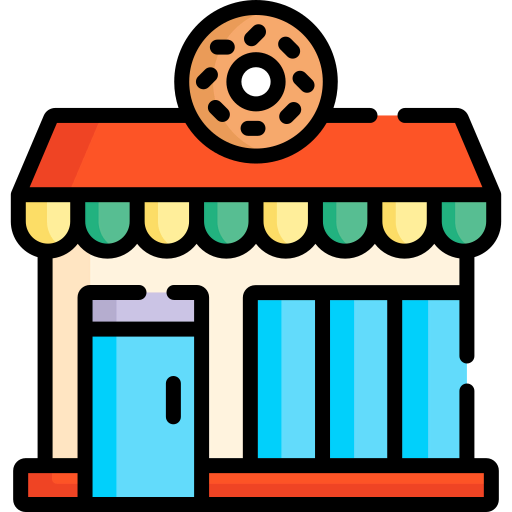 Donut shop icon