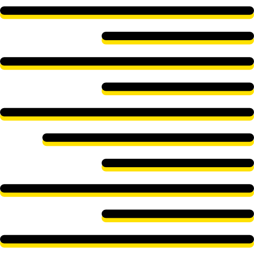 Right alignment icon
